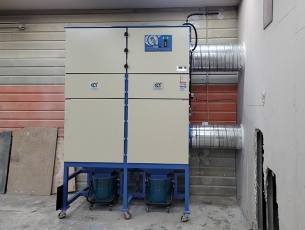 Air sanding wood dust collector