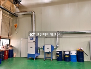 CNC 가공 작업 오일미스트 집진기