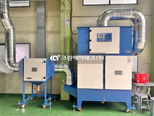 MCT 및 CNC 작업 수용성 오일미스트 집진기
